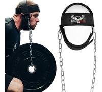 Beast Rage Head Arnés Ajustable D Gancho Cadena Neopreno Acolchado Para Ejercicio Fitness Gimnasio Diadema Cuello Entrenador Fuerza Levantamiento De Pesas Para Hombres Mujeres