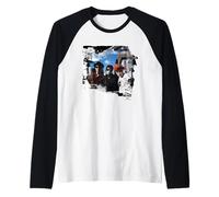 Beastie Boys Licenciado a Ill Era NYC Artista distópico Camiseta Manga Raglan