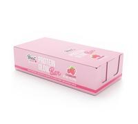 BeastPink Protein GlowBar - Barrita de proteínas con péptidos de colágeno, B7, selenio y zinc, 40 g (paquete de 25), fresa.