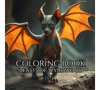 Beasts of Wyrdwood: Adult Coloring Book: Enjoy a Journey Through a Forest of Majestic Creatures of Fantasy