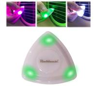Beat Picks - Beatpicks Light up Guitar Pick, Dazzling Colourful Illuminated Guitar Plectrum - Auto LED Glowing Pick for Enhanced Stage Performance (Style A,Green)