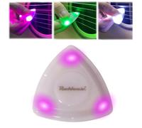 Beat Picks - Beatpicks Light up Guitar Pick, Dazzling Colourful Illuminated Guitar Plectrum - Auto LED Glowing Pick for Enhanced Stage Performance (Style A,Purple)