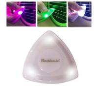 Beat Picks - Beatpicks Light up Guitar Pick, Dazzling Colourful Illuminated Guitar Plectrum - Auto LED Glowing Pick for Enhanced Stage Performance (Style A,White)