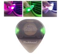 Beat Picks - Beatpicks Light up Guitar Pick, Dazzling Colourful Illuminated Guitar Plectrum - Auto LED Glowing Pick for Enhanced Stage Performance (Style B,Green)