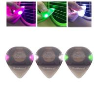 Beat Picks - Beatpicks Light up Guitar Pick, Dazzling Colourful Illuminated Guitar Plectrum - Auto LED Glowing Pick for Enhanced Stage Performance (Style B,3 Colors)