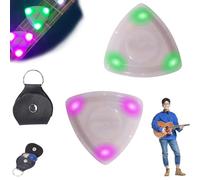 Beat Picks Beatpicks - Púa de guitarra iluminada, púa de guitarra brillante, deslumbrante púa de guitarra iluminada de colores - Púa de luz LED automática para un mejor rendimiento en escenario (2