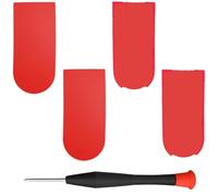 Beat Solo Pro Slider Covers Iguales que las cubiertas laterales de stock, accesorios de repuesto compatibles con auriculares Beats by Dre Solo Pro/Modelo A1881 (rojo)