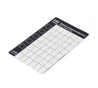 Beatanug Alfombrilla de memoria para reparación de teléfonos móviles y smartphone - 145 x 90 mm, bandeja organizadora magnética antideslizante con rejilla blanca y negra