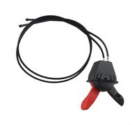 Beatanug Conjunto de cable de acelerador y estrangulador de doble control para piezas de cortacésped Simplicity 1734506SM 1721950 Kit de repuesto negro de ajuste de velocidad de motor suave