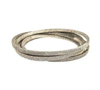 Beatanug Correa de repuesto para cubierta de cortacésped, correa de transmisión de fibra de 0.63 x 131 pulgadas para modelos 754-04048, 954-04048 y M111534, compatible con determinados poderes