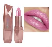 Beatanug Diamond Pearly Lustre - Lápiz labial impermeable, a prueba de manchas y fórmula hidratante nutritiva con brillo metálico y textura aterciopelada, 4 g, para todo el día (05#)