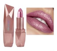 Beatanug Diamond Pearly Lustre - Lápiz labial impermeable, a prueba de manchas y fórmula hidratante nutritiva con brillo metálico y textura aterciopelada, 4 g, para todo el día (06#)