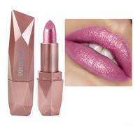 Beatanug Diamond Pearly Lustre - Lápiz labial impermeable, a prueba de manchas y fórmula hidratante nutritiva con brillo metálico y textura aterciopelada, 4 g, para todo el día (04#)