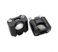 Beatanug Elevadores de manillar de motocicleta de 22 mm y 28 mm CNC, adaptador todoterreno, construcción de aleación, fácil de instalar, kit de montaje para moto de cross (negro)