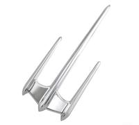 Beatanug Guardabarros delantero de plástico ABS para decoración de acento para FZ1 YZF-R1 YZF-R6 08-12 para roadstar 1700 V-Star 1300 borde cromado, pieza de detalle de motocicleta