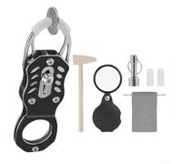 Beatanug Kit de comprobador de monedas para autenticación de oro y plata - Analizador de frecuencia de resonancia con calibradores, construcción de acero inoxidable y aleación de aluminio,