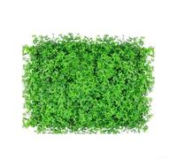 Beatanug Panel de pared de césped artificial para decoración del hogar - Decoración de pared de plantas de césped simulado, panel cuadrado de césped artificial de plástico, 40 x 60 cm, decoración