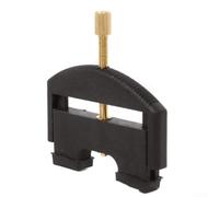 Beatanug Reparación de levantador de cuerdas de violín para violines de 1/4-4/4, ajustable para montaje de puente con soporte dentado, accesorio Luthier, diseño de fibra de plástico de 50 mm