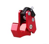 Beatanug Soporte de aluminio para casco de motocicleta, soporte de montaje para scooter, bicicleta, portaequipajes, color rojo (rojo)