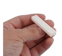 Beatanug Tuerca de guitarra de hueso en blanco para guitarra acústica, eléctrica, clásica y bajo, banjo, mandolina y ukelele - Luthier DIY reemplazo de puente de sillín, 52 x 10 x