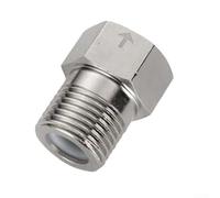 Beatanug Válvula de retención de acero inoxidable, válvula de fontanería unidireccional antireflujo de 1/2 pulgada para tuberías de agua, cuerpo de latón acabado de cobre, accesorio de baño y hogar (2