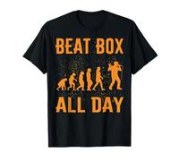 Beatbox All Day Music Old School Rap Micrófono Beatboxer Camiseta