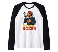Beatbox Music Old School Rap Micrófono Beatboxer Camiseta Manga Raglan