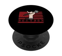 Beatbox Music Old School Rap Micrófono Beatboxer PopSockets PopGrip Adhesivo