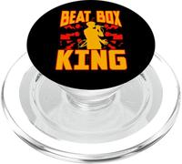 Beatbox Music Old School Rap Micrófono Beatboxer PopSockets PopGrip para MagSafe