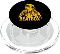 Beatbox Music Old School Rap Micrófono Beatboxer PopSockets PopGrip para MagSafe
