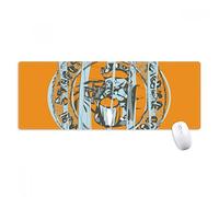 beatChong Agua Animal Patrón De Combinación De Dibujos Animados Antideslizante Alfombrilla De Ratón Grande Bordes Oficina De Juego Extendido Titched Regalo Estera Ordenador