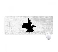 beatChong Antideslizante Alfombrilla De Ratón Oficina Grande Juego Extendido Bailarina Dúo De Danza Performance Bordes Titched Regalo Estera Ordenador