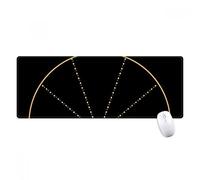 beatChong Antideslizante Alfombrilla De Ratón Oficina Grande Juego Extendido Sector Tótem Símbolo De La Geometría Bordes Titched Regalo Estera Ordenador