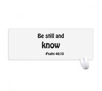 beatChong Aún Así Se Sabe Citas Cristianas Antideslizante Alfombrilla De Ratón Oficina Grande Juego Extendido Bordes Titched Regalo Estera Ordenador