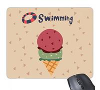 beatChong Boya De La Natación De Verano Helado Dulce Antideslizante Regalo De La Almohadilla De Ratón De La Oficina del Juego Alfombrilla De Ratón De Goma