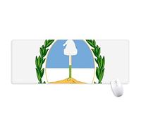 beatChong Buenos Aires Argentina Alfombrilla De Ratón Antideslizante Oficina Grande Juego Extendido del Emblema Nacional Bordes Titched Regalo Estera Ordenador