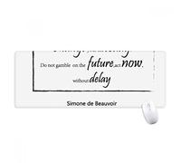 beatChong Cambiar Su Vida Hoy Cita Antideslizante Alfombrilla De Ratón Grandes Oficinas Titched Bordes Juego Extendido Regalo Estera Ordenador