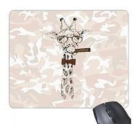 beatChong Ciervos Cabeza de Animal un Efecto artístico Colorido del rectángulo de Goma Antideslizante Mousepad del Regalo del cojín de ratón del Juego