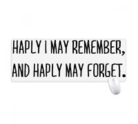 beatChong Cita La Poesía Sea Que Yo Pueda Recordar Antideslizante Alfombrilla De Ratón Grandes Oficinas Titched Bordes Juego Extendido Regalo Estera Ordenador