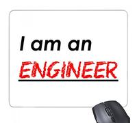 beatChong Cita Soy Ingeniero rectángulo Slip distinto del de Caucho Mousepad del Juego Alfombrilla de ratón Regalo