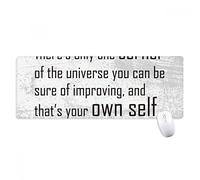 beatChong Cotización Puede Cambiar Su Propio Mousepad Auto Antideslizante Gran Bordes Oficina De Juego Extendido Titched Regalo Estera Ordenador