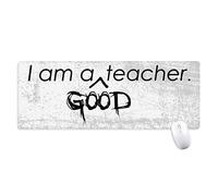 beatChong Cotización Soy Un Regalo Bordes Estera Ordenador Buen Maestro Antideslizante Alfombrilla De Ratón Oficina Grande Juego Extendido Titched