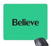 beatChong Creer en la Palabra Inspirada Cita dichos rectángulo de Goma Antideslizante Mousepad del Juego Alfombrilla de ratón Regalo