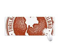 beatChong Cultura Tailandesa Amo El Mapa Tailandia Antideslizante Alfombrilla De Ratón Grandes Oficinas Titched Bordes Juego Extendido Regalo Estera Ordenador