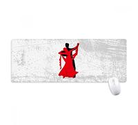 beatChong Danza Dúo Baile Social Alfombrilla De Ratón Antideslizante Gran Bordes Oficina De Juego Extendido Titched Regalo Estera Ordenador