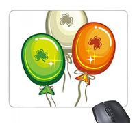 beatChong día del rectángulo Antideslizante de trébol de Cuatro Hojas Globo Irlanda de st Patrick de Goma Mousepad del Juego Alfombrilla de ratón Regalo