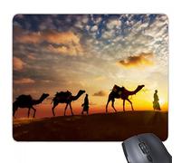 beatChong Durante Todo el Camino a la Goma Mousepad del Juego Alfombrilla de ratón Regalo Ruta de la Seda Camel Desierto rectángulo Antideslizante