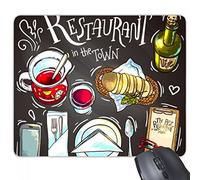 beatChong El Mejor Restaurante de la Ciudad GANA Goma Mousepad del Juego Alfombrilla de ratón Regalo del rectángulo Antideslizante