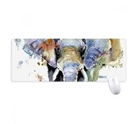 beatChong Elefante Animal De La Personalidad Pintada Antideslizante Alfombrilla De Ratón Oficina Grande Juego Extendido Bordes Titched Regalo Estera Ordenador