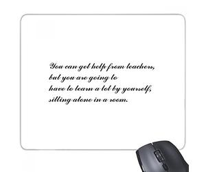 beatChong Es Necesario estudiar Usted Mismo Aunque la Ayuda del rectángulo de Goma Antideslizante Mousepad del Juego Alfombrilla de ratón Regalo